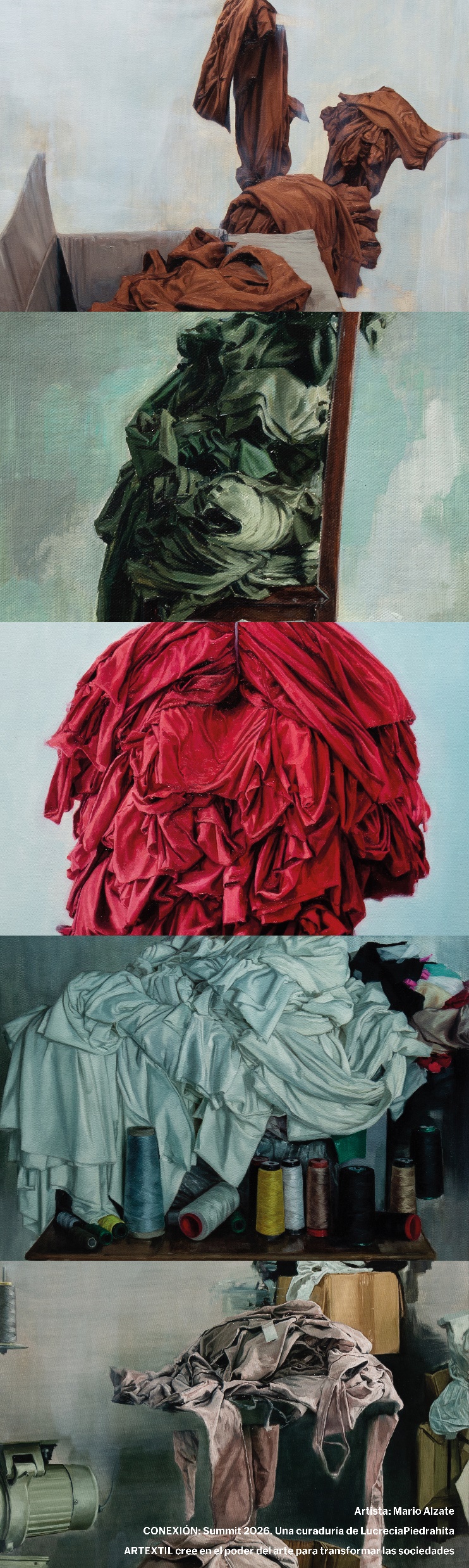 Ficha visual de la obra presentada por Mario Alzate, técnica indicada: Pintura.
